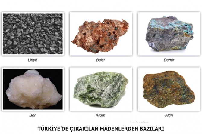 Sanayide kullanılan 90 maden çeşidinden 77’si Türkiye'de bulunuyor