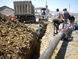 Asbest Borular Polietilen Borularla Değiştiriliyor