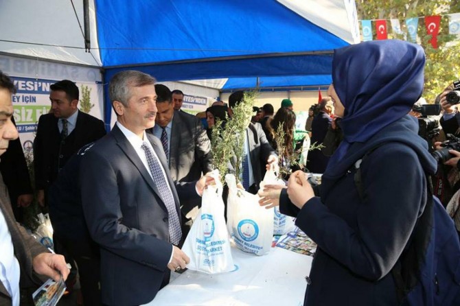 Gaziantep’te 400 bin ücretsiz çam fidanı dağıtıldı