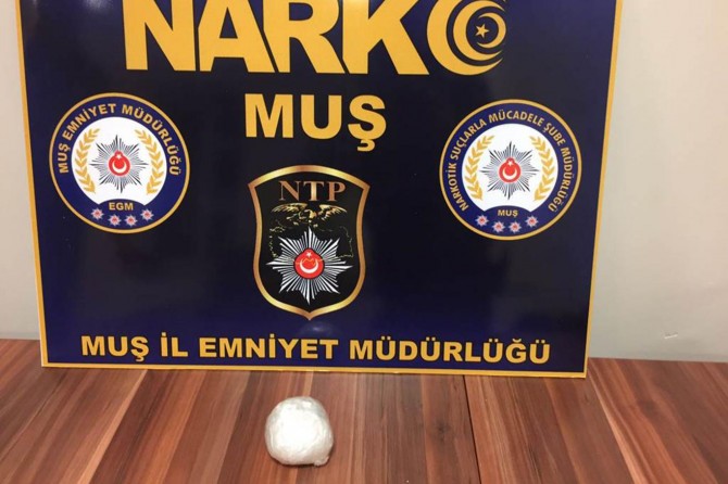 Üzerinde uyuşturucu yakalanan kişi tutuklandı