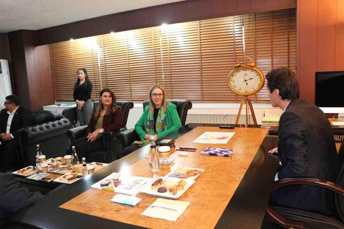 Ceyda Bölünmez Çankırı'dan Artuklu Belediyesine ziyaret