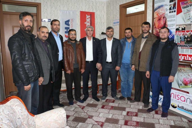 HÜDA PAR’dan Şanlıurfa’daki basın kuruluşlarına ziyaret