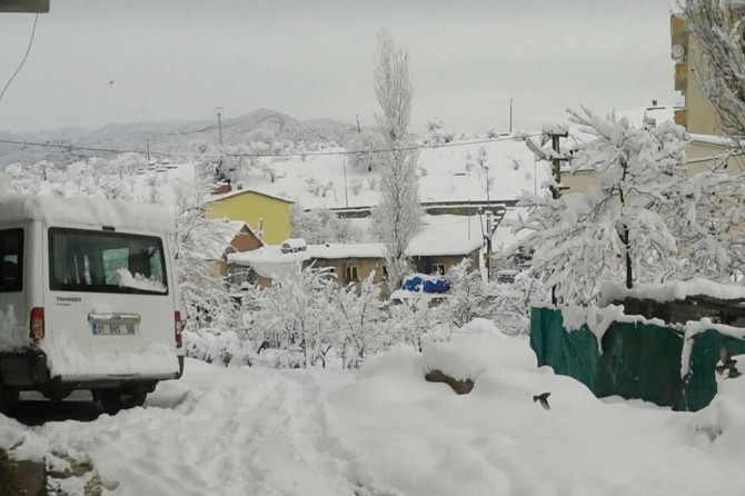 Pervari’de kar nedeniyle eğitime ara verildi