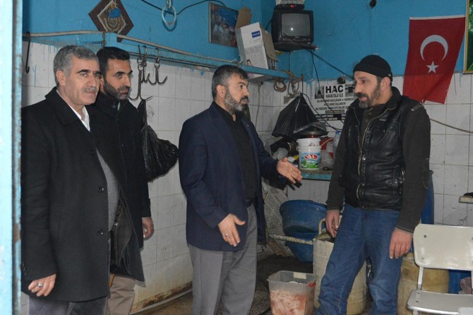 ​HÜDA PAR heyeti kasapların sıkıntılarını dinledi