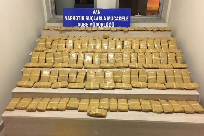 Van'da eroin ele geçirildi
