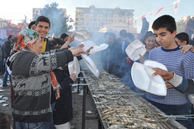 Kızıltepe'de 'Hamsi Festivali' yapıldı