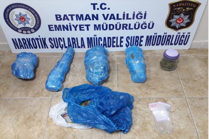 Batman’da uyuşturucudan 6 kişi gözaltına alındı