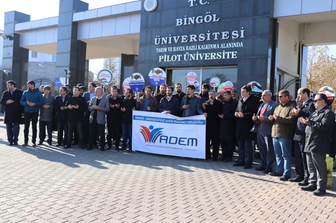 Bingöl Üniversitesinde ABD kınandı