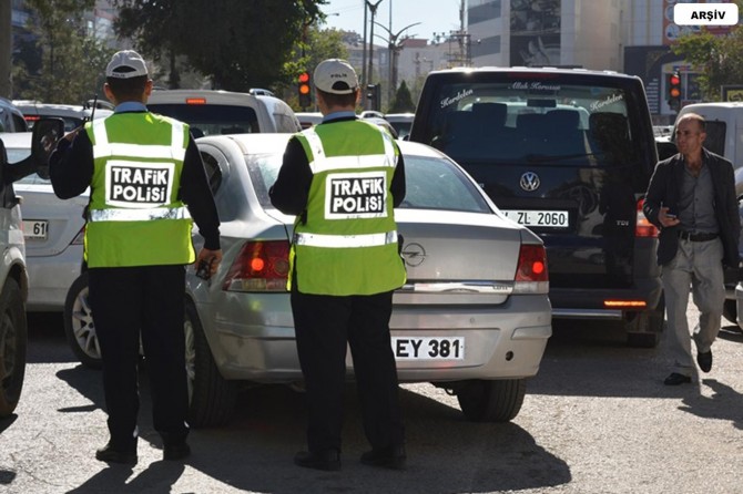 154 sürücüye yaklaşık 65 bin TL para cezası kesildi