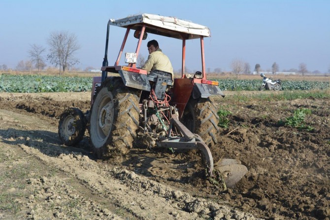 Çiftçilerin buğday mesaisi