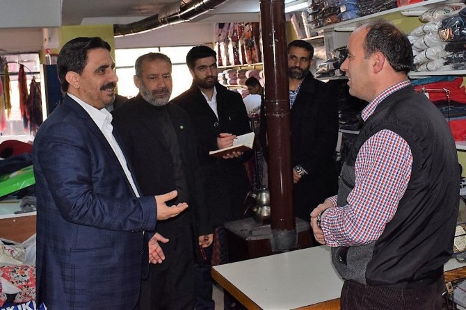 HÜDA PAR Malatya İl Başkanlığından esnaf ziyareti