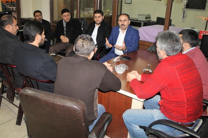 HÜDA PAR heyetinden Muş basına ziyaret