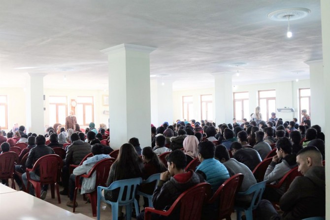 Müftü Arvas öğrencilerle bir araya geldi