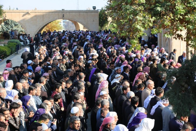 Filistin'de katledilen Müslümanlar için gıyabi cenaze namazı kılındı