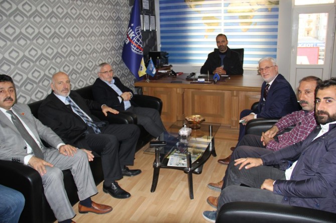 Saadet Partisinden İLKHA’ya ziyaret