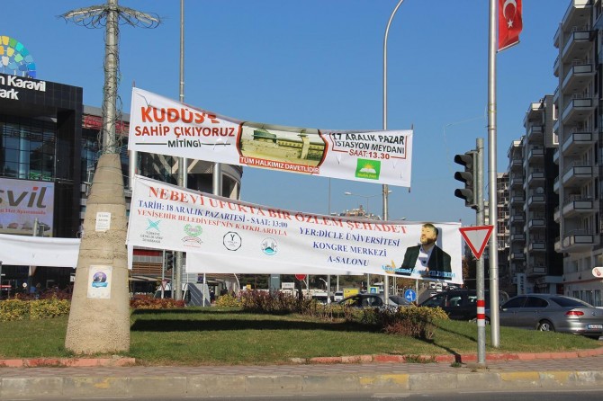 Diyarbakır preparing for 'We protect Jerusalem' rally