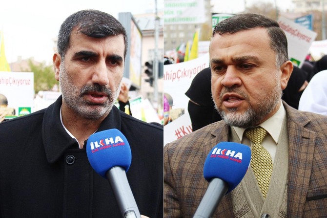 “Ev mîtîngji wan kesên ku xelkê Kurd û sîyonîstan pêkve nîşan didin re bersivê dide”