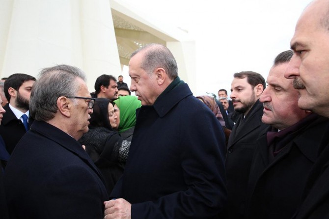 Cumhurbaşkanı, Mesut Yılmaz’ın oğlunun cenaze törenine katıldı