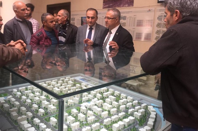 Yeni Nusaybin'i maket üzerinde tanıttı