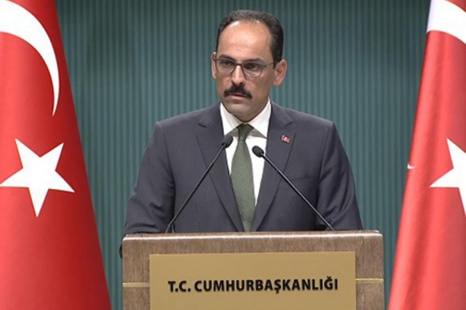 Kalın: Kudüs davası adına tarihi karar hayırlı olsun