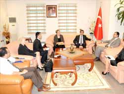 Avrupa Birliği Türkiye Delegasyonu Başkanı Vali Toprak'ı Ziyaret Etti