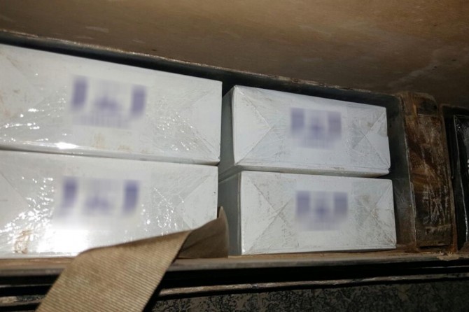 Mardin'de gümrük kaçağı sigara ele geçirildi