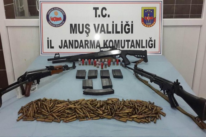 Muş'ta silah kaçakçılığı operasyonu