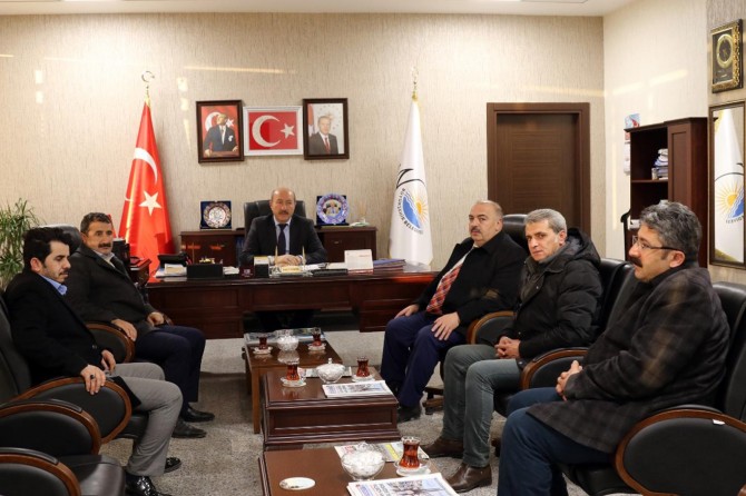 Esnaftan Van Büyükşehir Belediyesine ziyaret