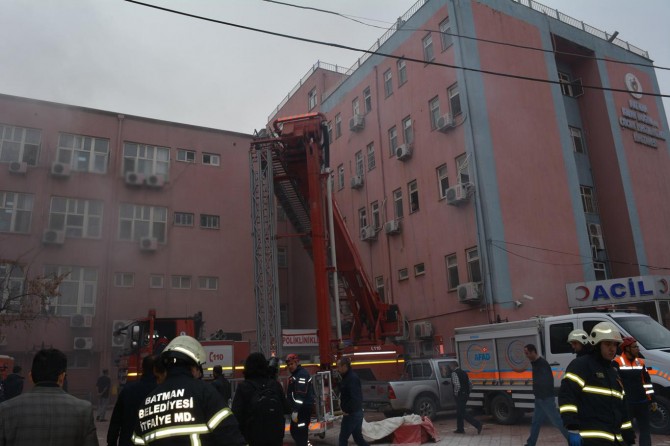 Batman'da yangın tatbikatı
