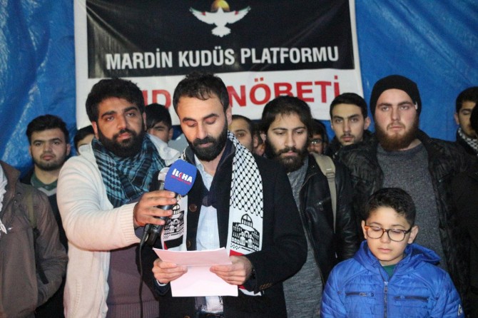 Mardin'deki Kudüs Nöbeti çadırı kaldırıldı