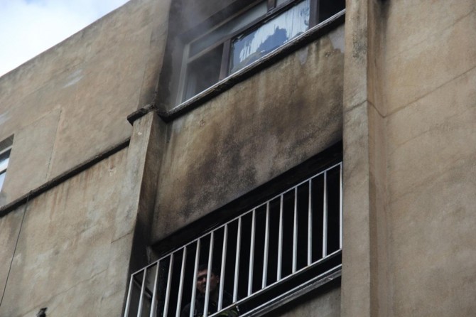 ​Diyarbakır’ıda Suriyelilerin kaldığı evde yangın çıktı