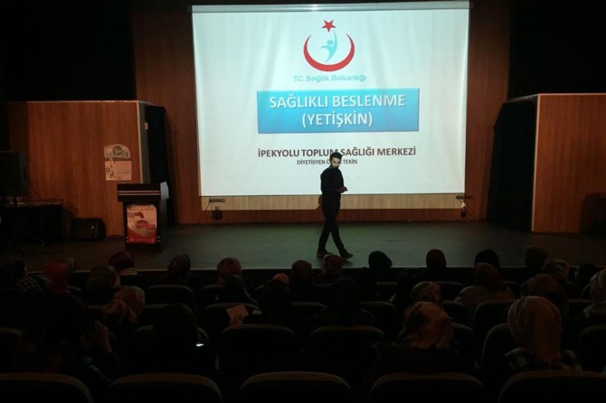 İpekyolu Belediyesinden 'sağlıklı beslenme'semineri