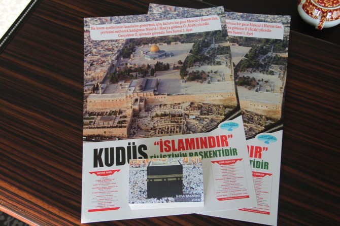 Van’da Kudüs yararına takvim bastırıldı