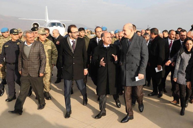 İçişleri Bakanı Süleyman Soylu Kato Dağında