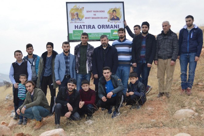 Şehidlerin adı hatıra ormanında yaşayacak