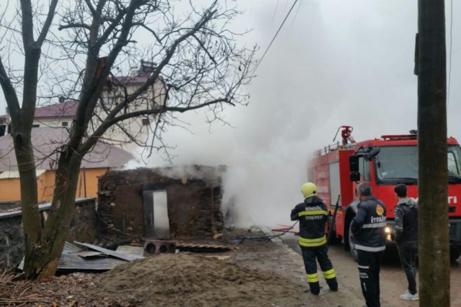 Bingöl Elmalı köyünde yangın