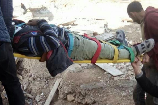 Nusaybin'de TOKİ inşaatından 1 işçi düşerek yaralandı