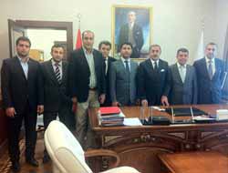 MÜSİAD Mersin Şubesi Bakan Yardımcılarını Ziyaret