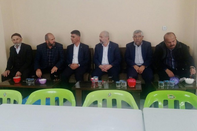 HÜDA PAR heyetînden taziye ziyaretleri