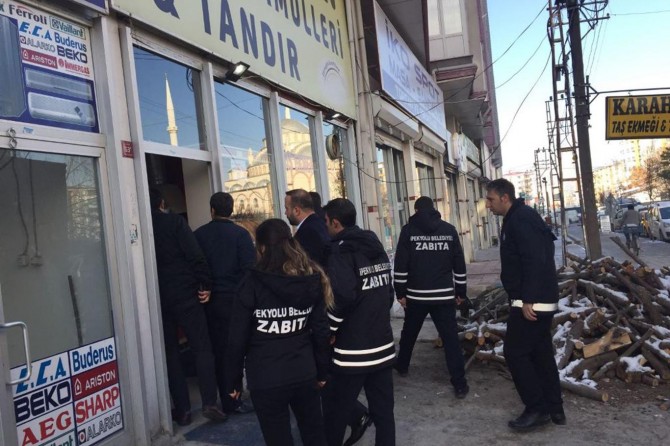 Yol ve kaldırım ihlallerine zabıta denetimi