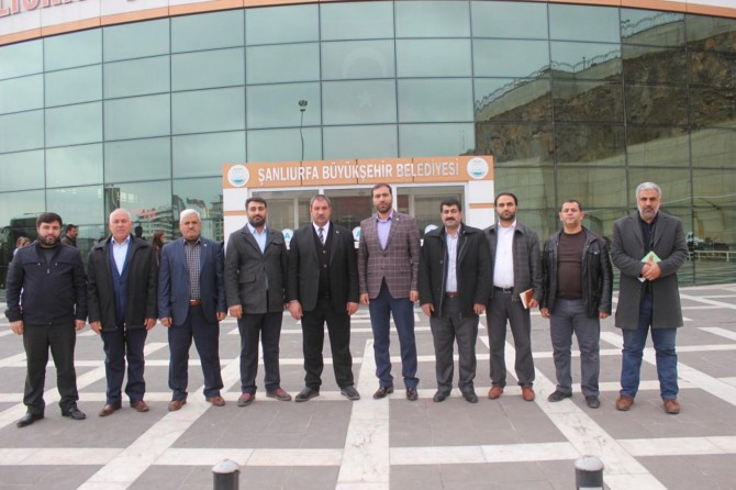 HÜDA PAR Karaköprü İlçe Teşkilatı Otogar esnafını ziyaret etti