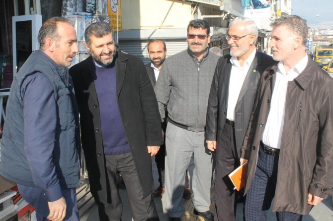 HÜDA PAR İzmir Teşkilatından esnaf ziyareti