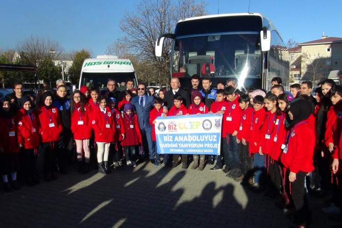 Bingöllü öğrenciler İstanbul ve Çanakkale’ye gönderildi