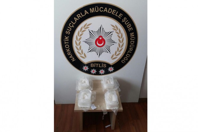 Bitlis’te uyuşturucu operasyonu