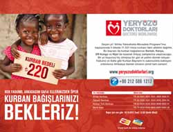 Onlar da "Senede Bir Gün Et Yedim" Diyebilsinler