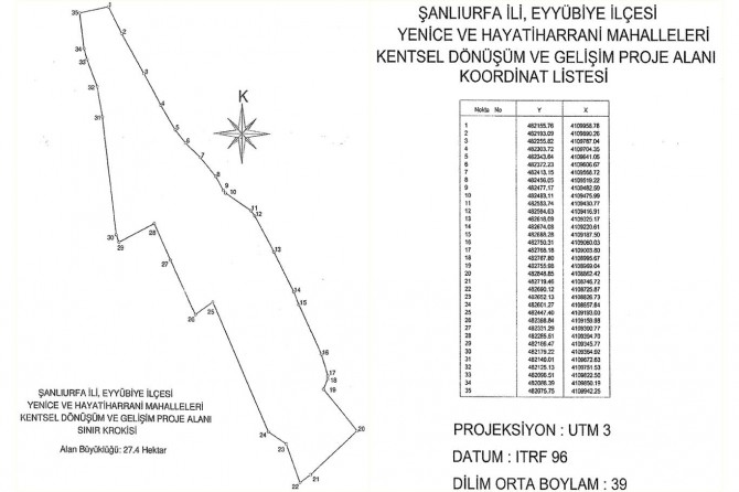 Eyyübiye'de bazı alanlar kentsel dönüşüm kapsamına alındı