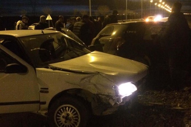 ​Batman'da maddi hasarlı kaza