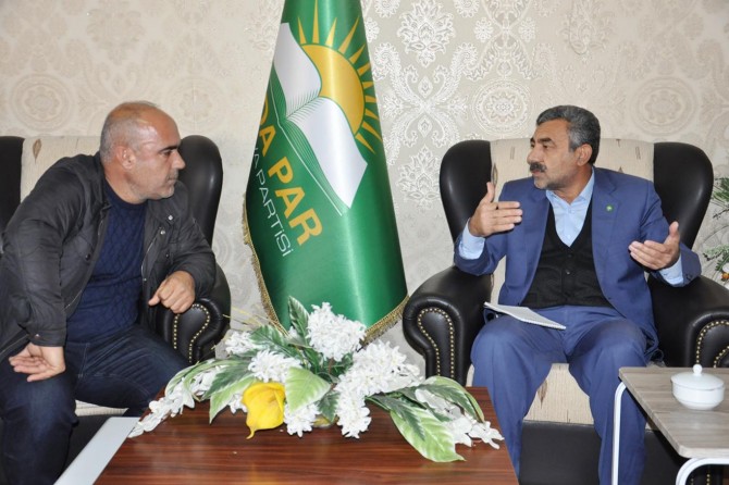 Taşeron işçilerden HÜDA PAR’a ziyaret