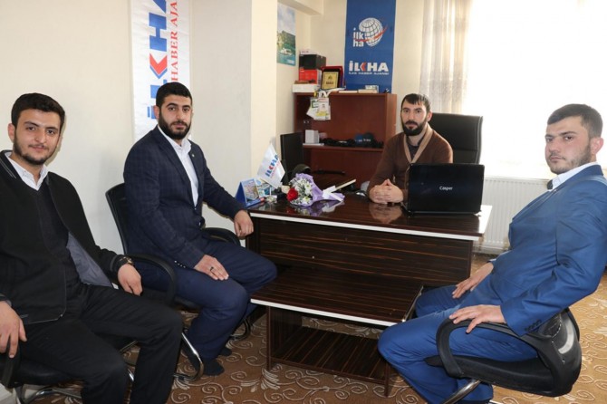 HÜDA PAR Gençlik Kolları’ndan basın kuruluşlarına ziyaret