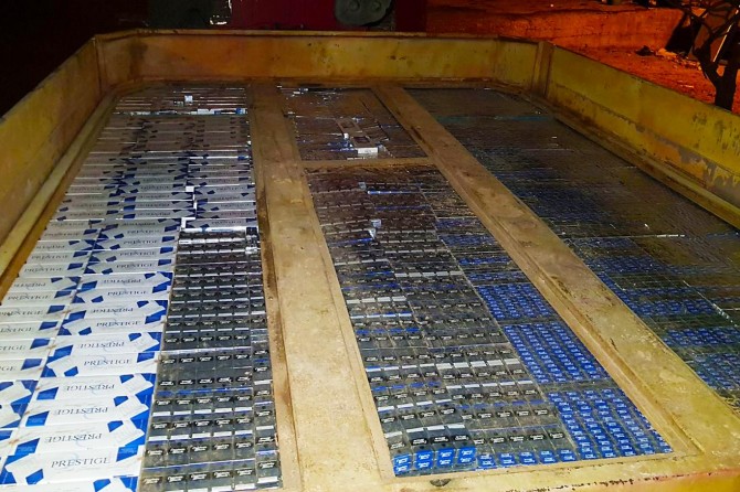 48 bin paket gümrük kaçağı sigara ele geçirildi